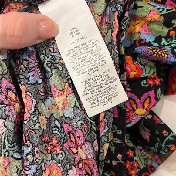 Boden floral button down cotton maxi dress with pockets size 4 - Picture 6 of 6